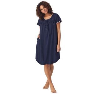 Aria Collection | NWT Button Down Maternity Friendly Nightgown Sleep Dress